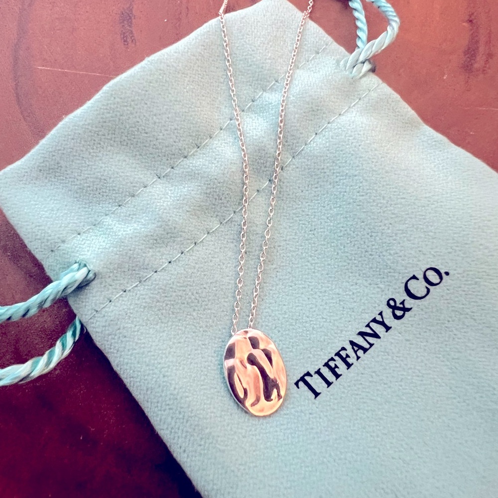 Tiffany & Co Elsa Peretti Gemini Zodiac Pendant Necklace